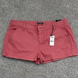 Express Women's Dusty Rose Cotton Shorts
